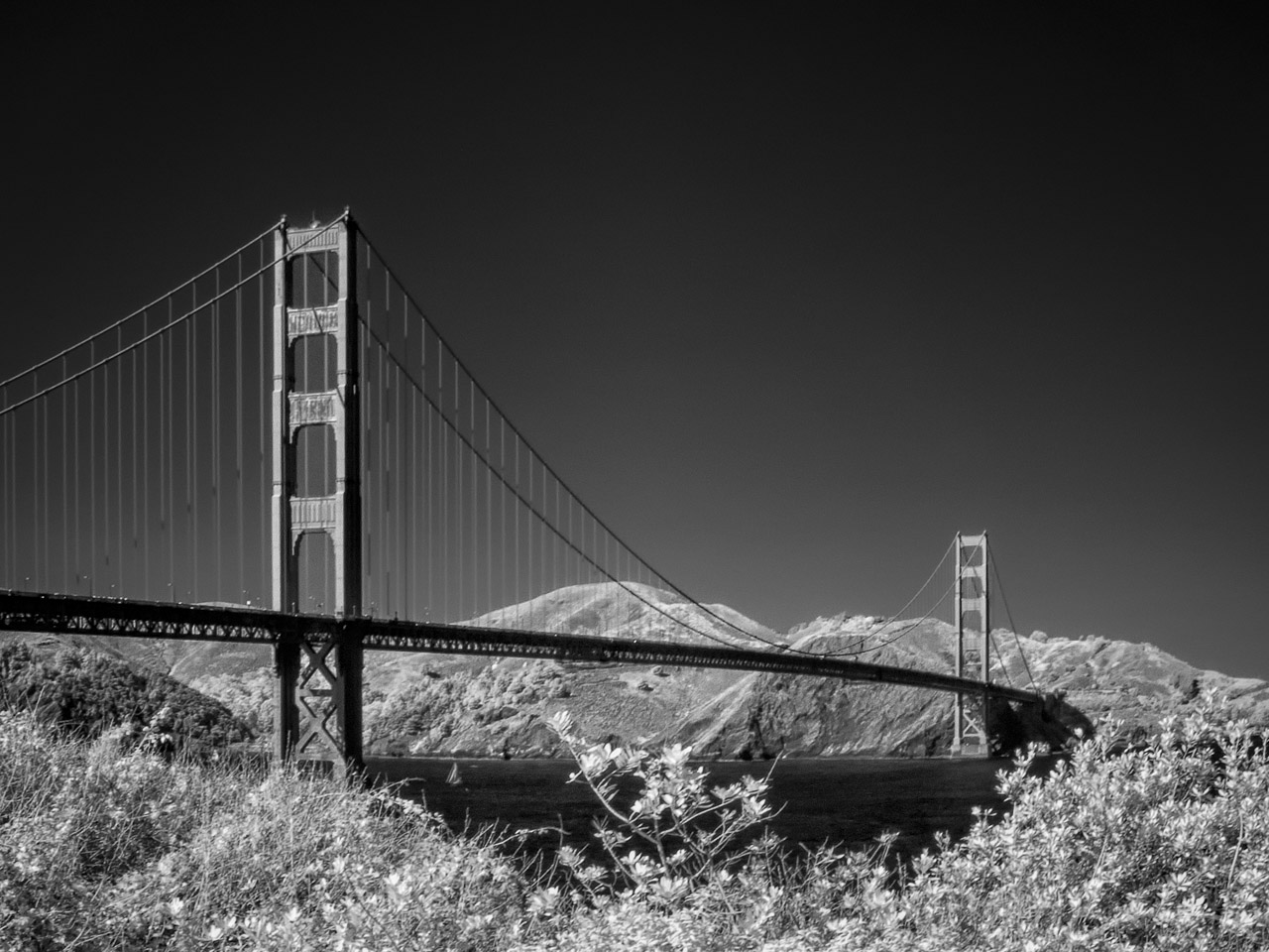 Golden Gate in Infrared