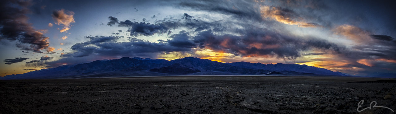 Death Valley Sunset Panorama